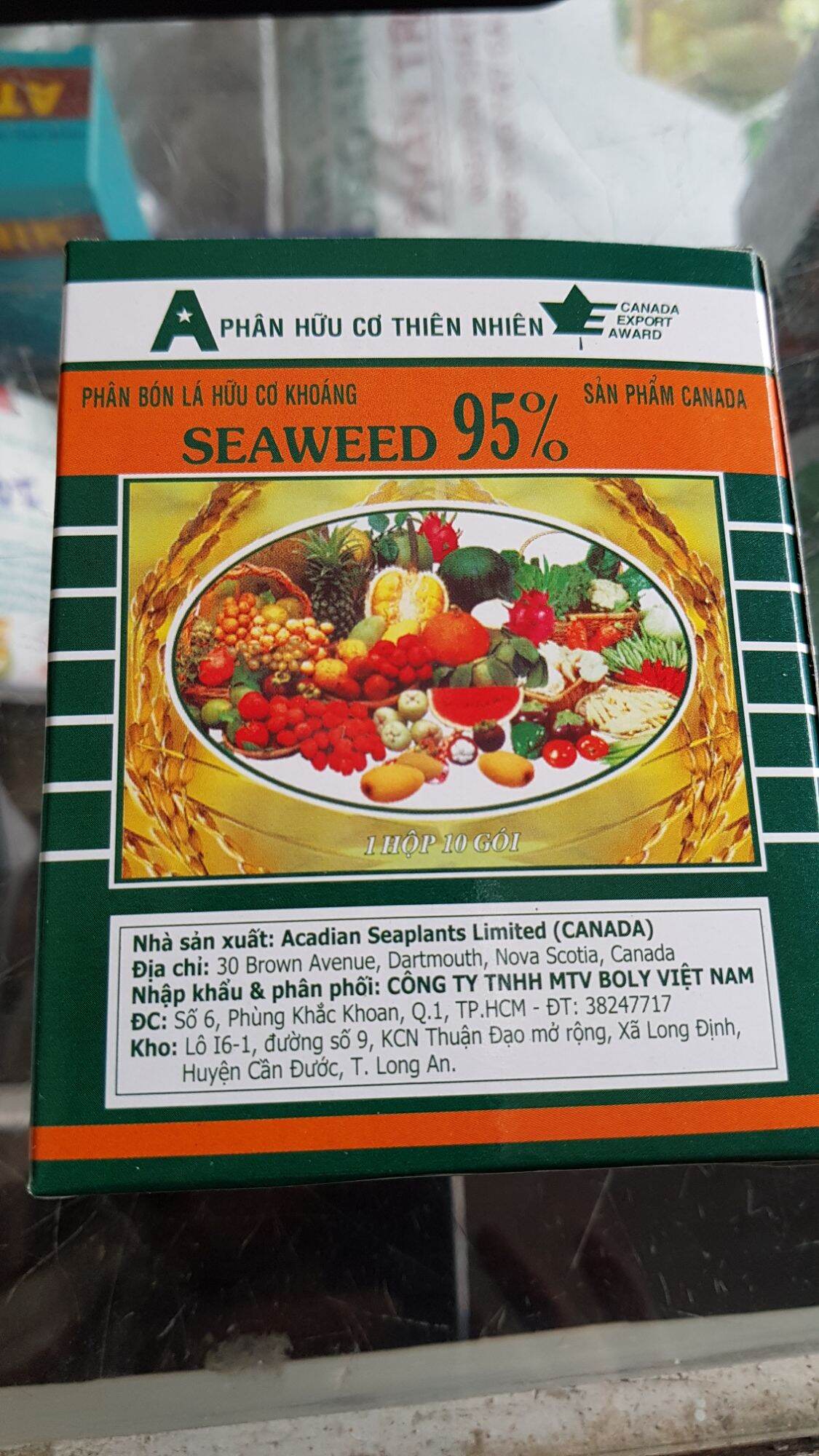 Phân bón lá hữu cơ khoáng SEAWEED giúp ra hoa dưỡng trái