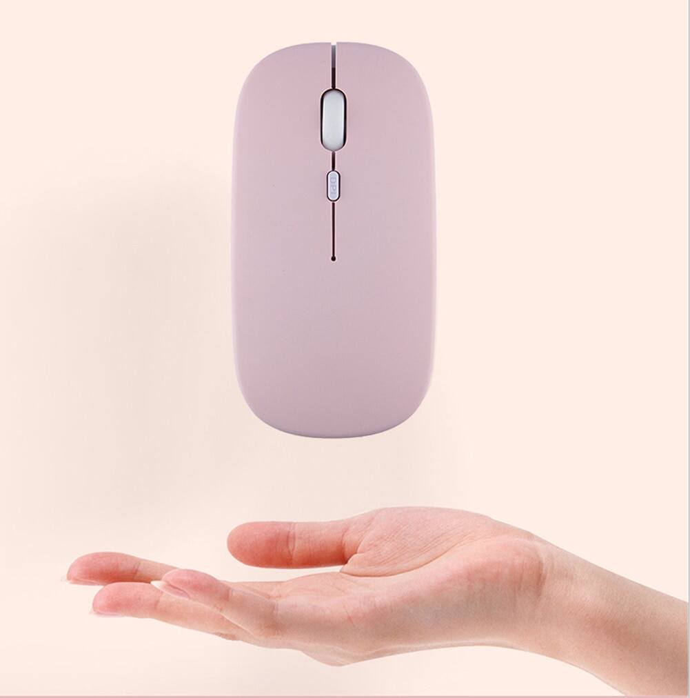 Macaron Sạc Không Dây Bluetooth 2.4G USB Chuột Cho Android Windows Máy Tính Bảng Laptop Notebook PC Cho IPAD Di Động