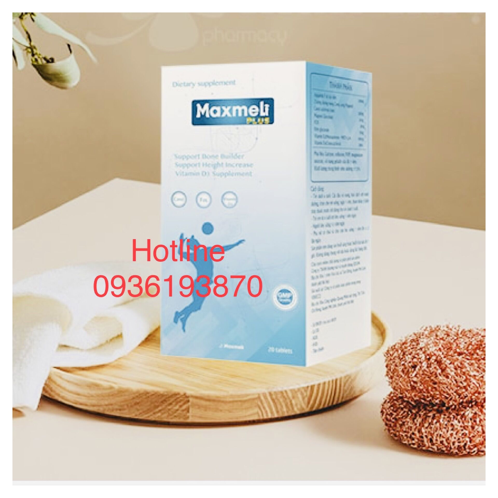 Maxmeli Plus Hỗ trợ tăng chiều cao