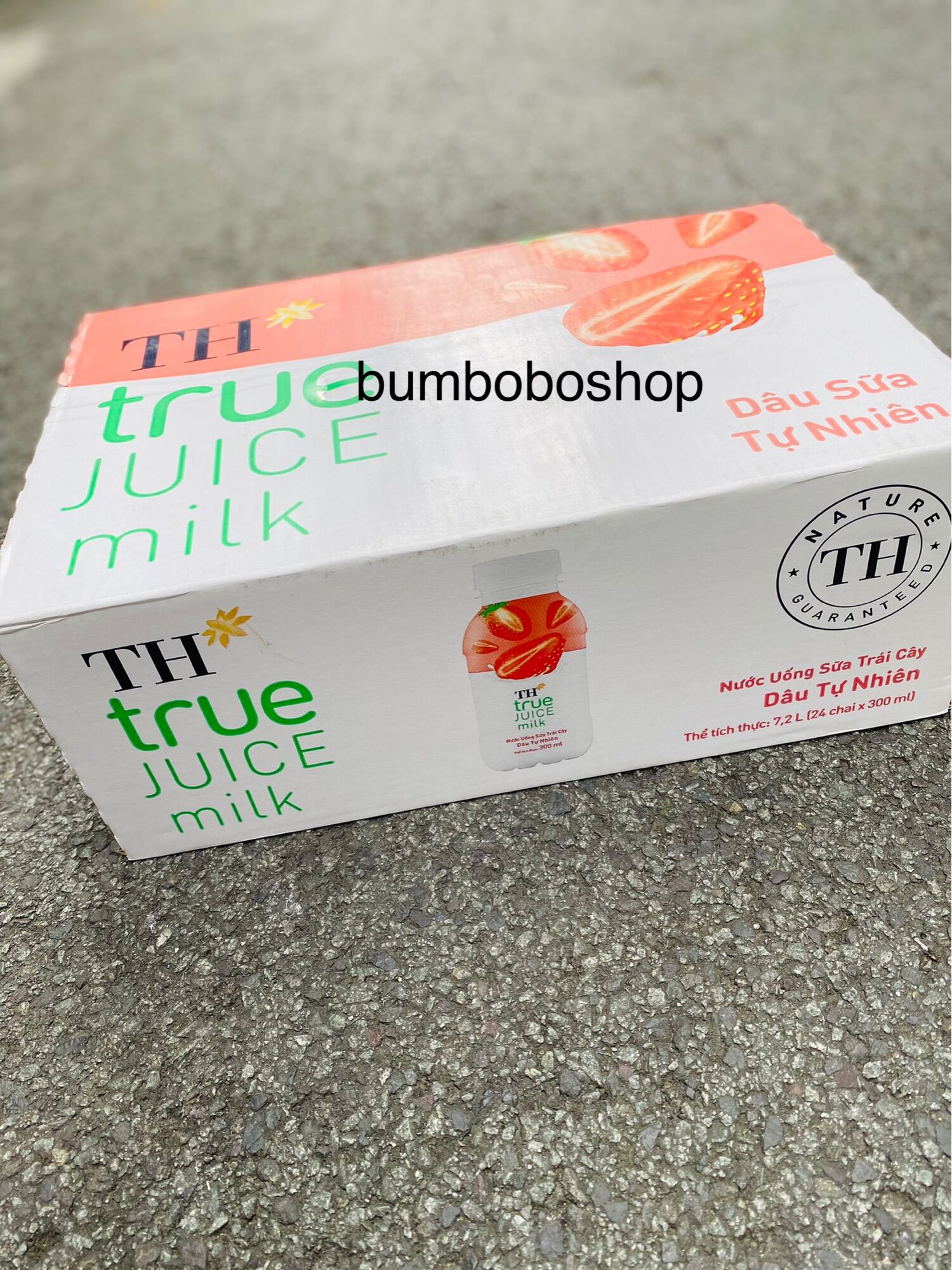 (GIAO 4H TPHCM) Thùng 24 chai sữa trái cây TH TRUE MILK JUICE vị cam/dâu
