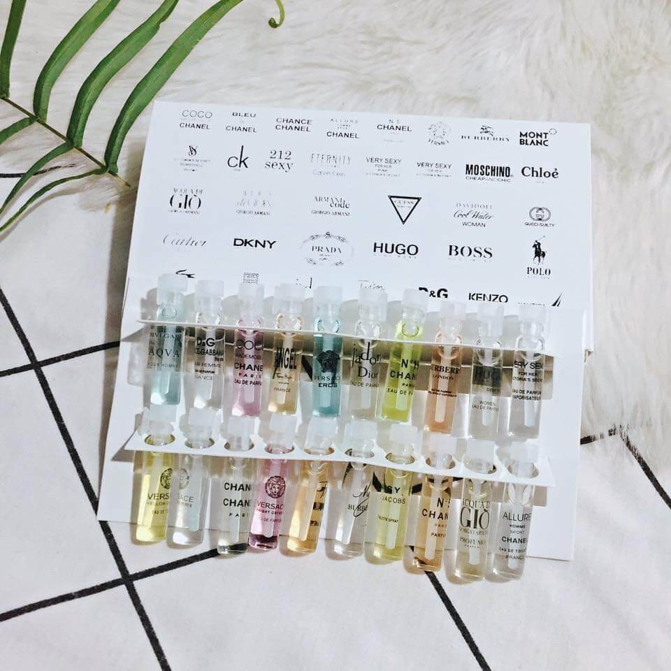 Set 20 lọ nước hoa mini siêu thơm