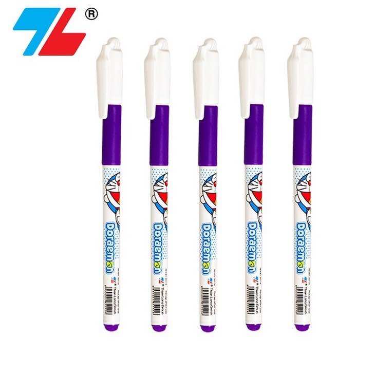 1 cây bút gel nước thiên long gel-012/do - bút gel 012 doremon thay ruột gr04