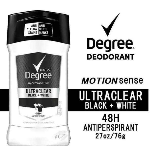 Lăn khử mùi Degree Men UltraClear Black & White 76g