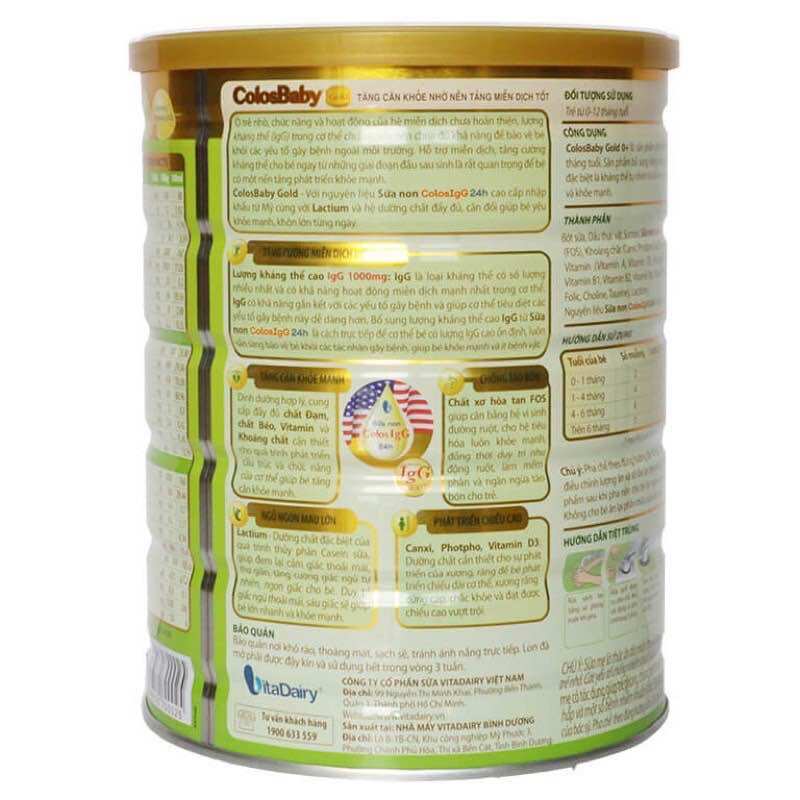 Sữa bột Colosbaby Gold 0+ 800g