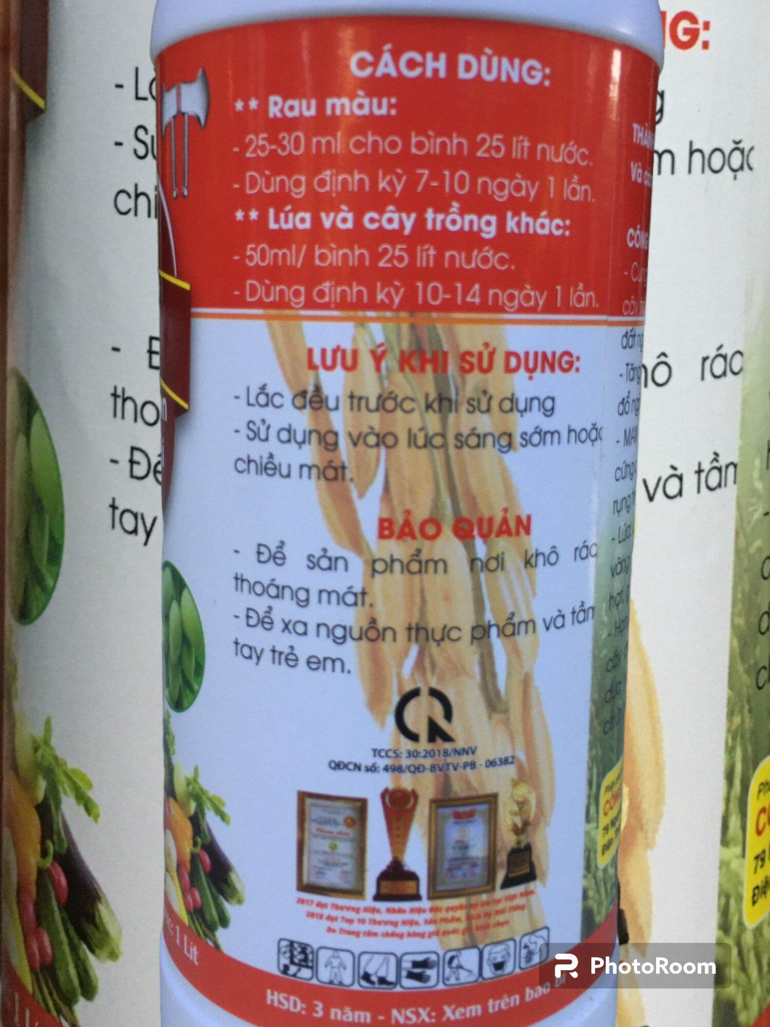 Phân bón MAX FRUIT CANXI BO. CHAI 1L