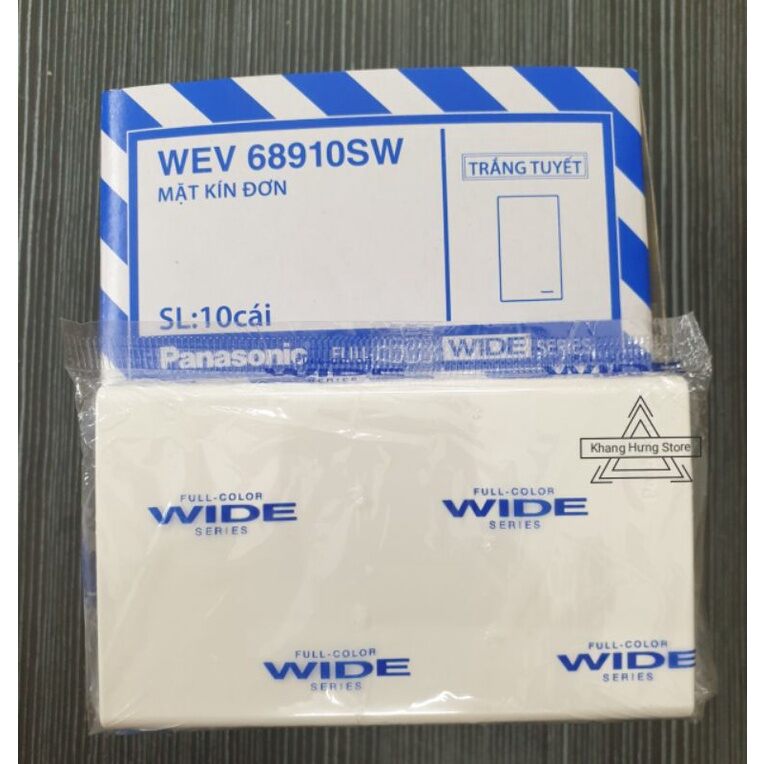 Mặt trơn, che kín , mặt bít panasonic wide wev68910sw