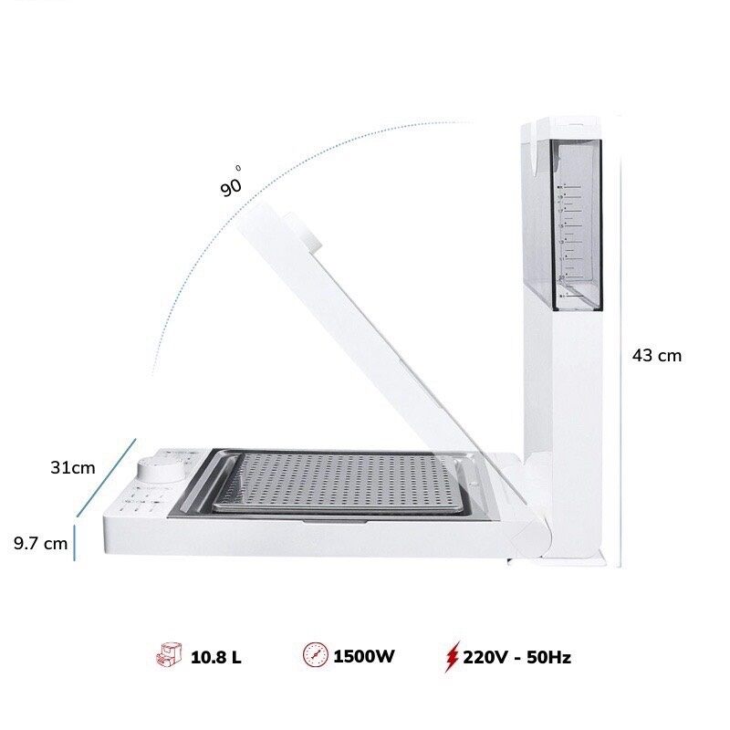 Nồi hấp 3 tầng Yunikly xửng hấp gấp gọn