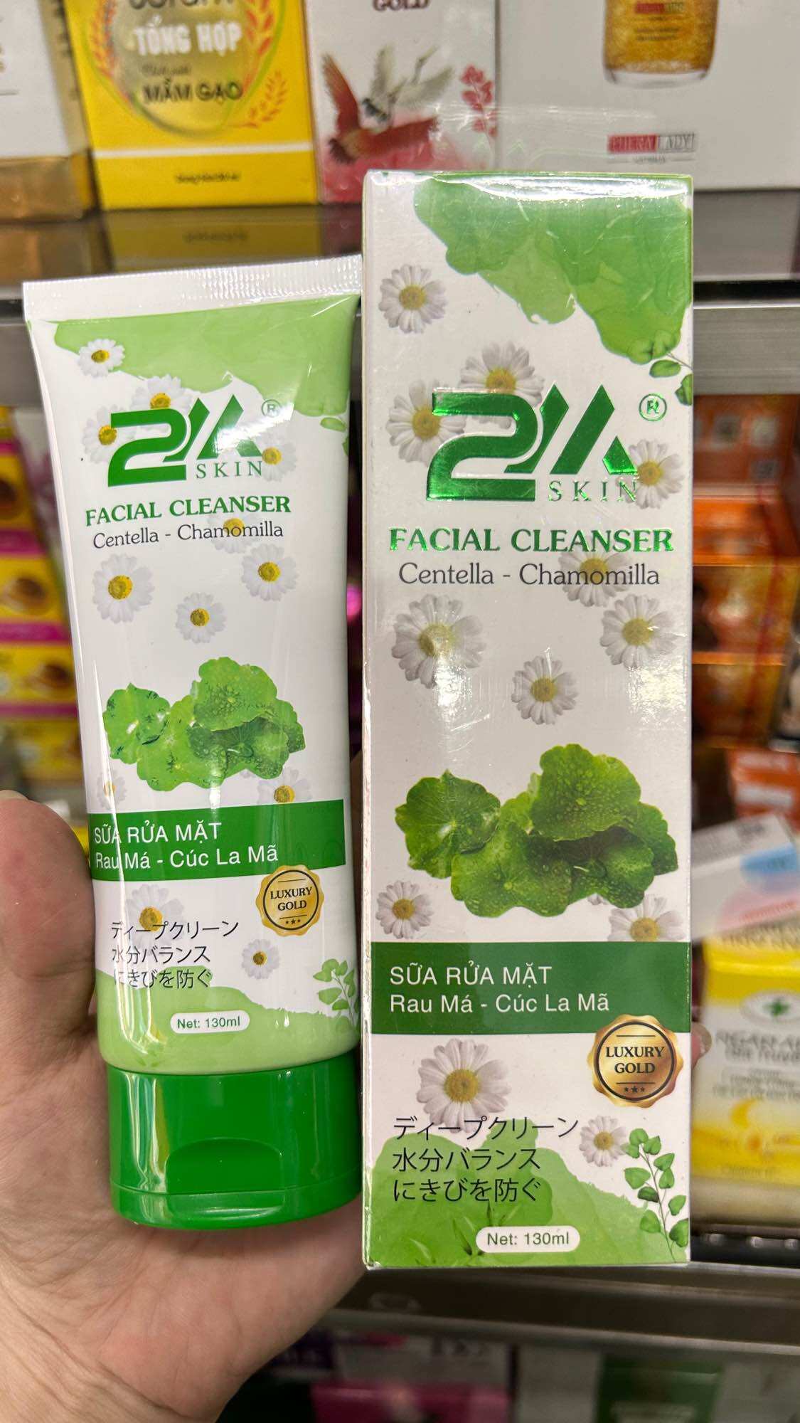 Sửa rửa mặt rau má - cúc la mã