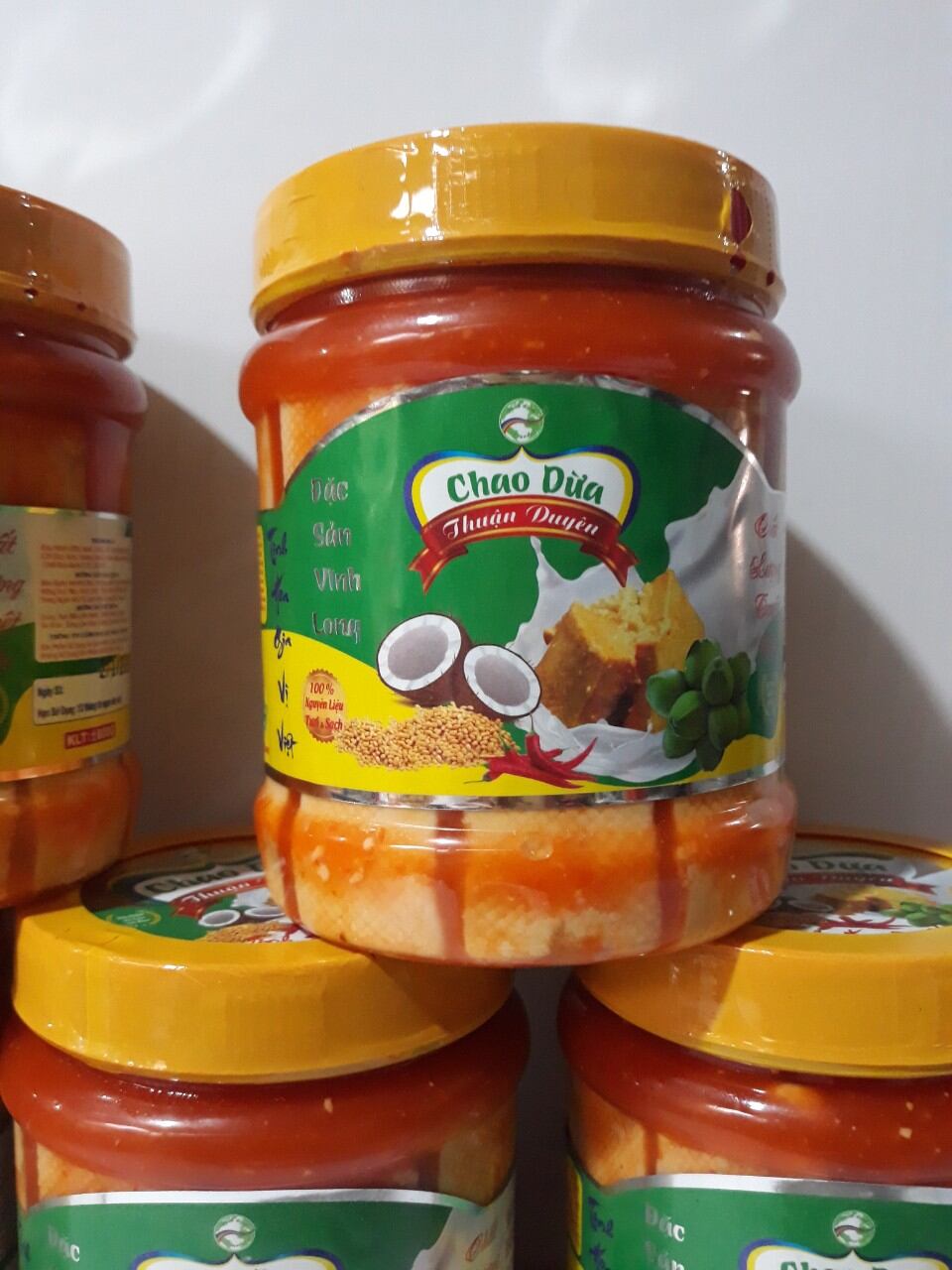 Chao dừa thuận duyên 800g.