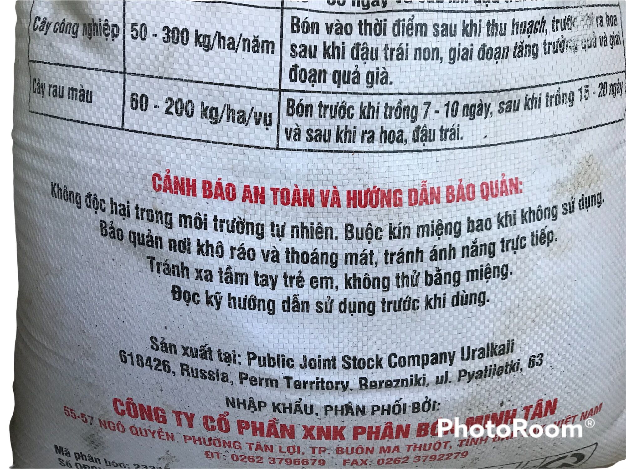 Phân kali (0,5kg)