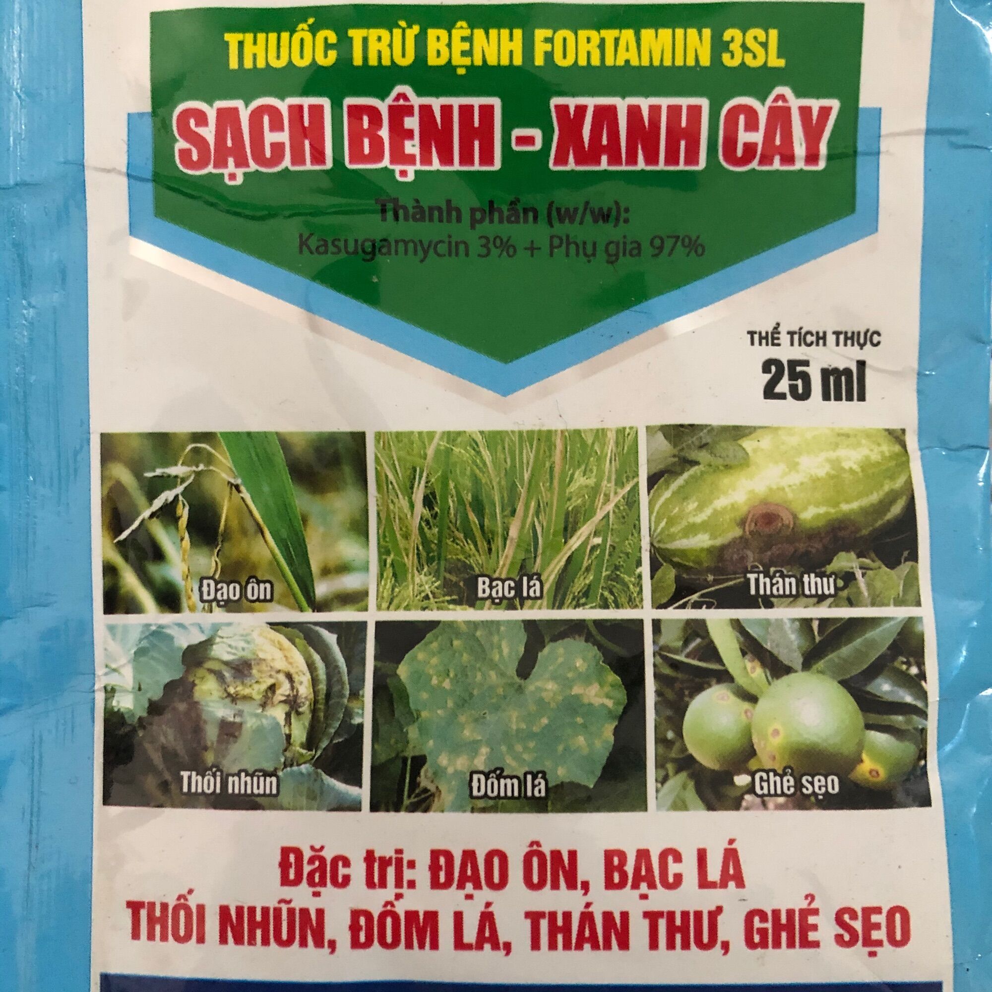 Đặc hiệu trừ bệnh thối nhũn, đốm lá, thán thư, ghẻ sẹo, đạo ôn, bạc lá trên cây trồng hiện nay