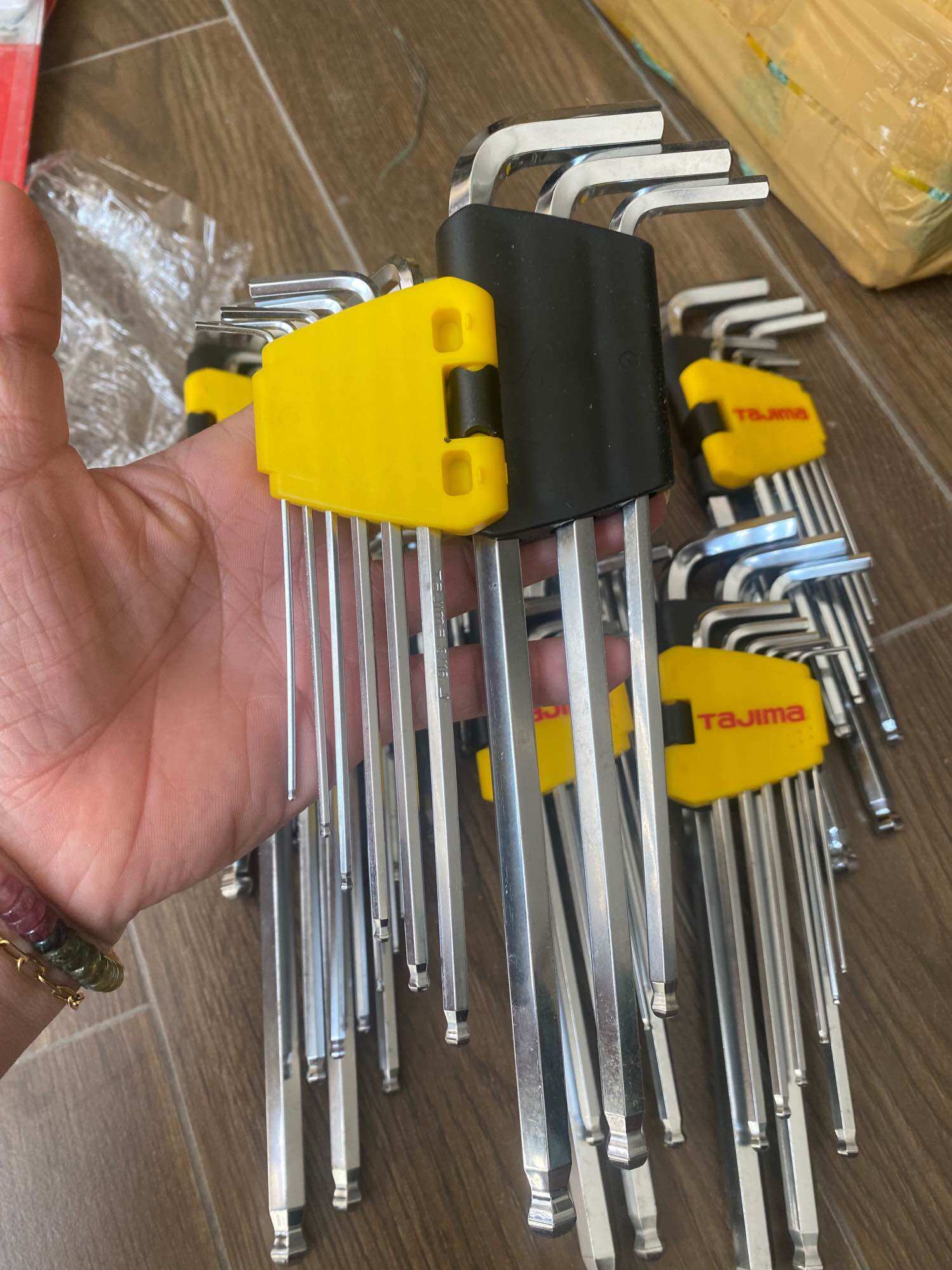 Bộ lục giác Tajima nhật bãi, hệ Inch