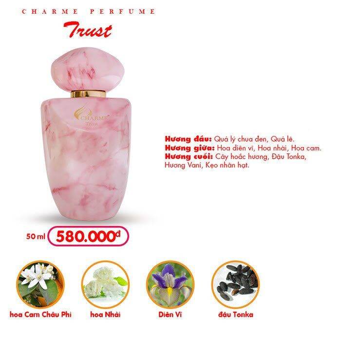 [HCM]NƯỚC HOA NỮ TRUST 50ML MỚI