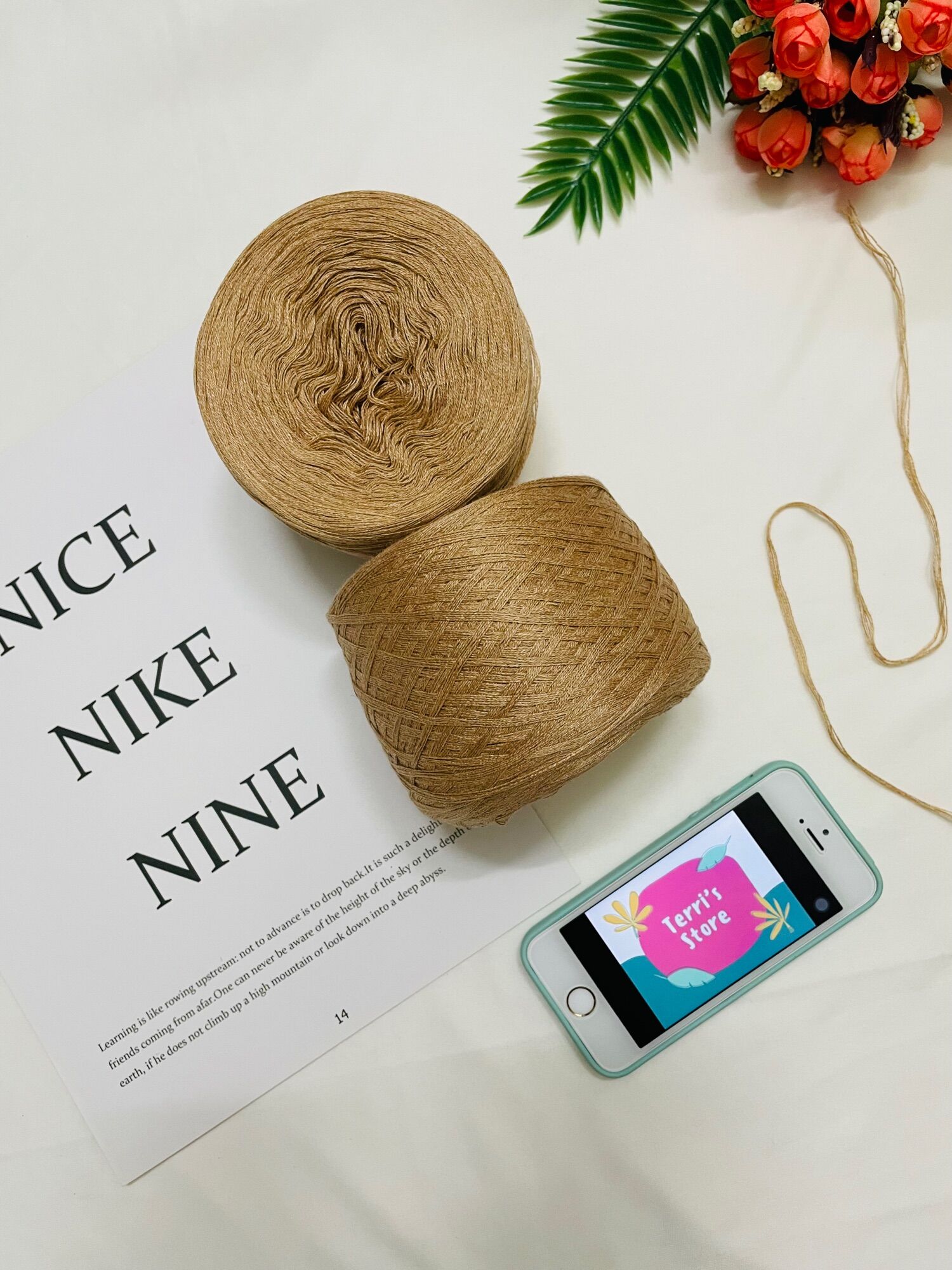 Yarn - Sợi Cotton Visco - Sợi Cotton Lụa | Sợi chập - Mền bóng nhẹ và mát - Sợi mùa hè | Terri Store