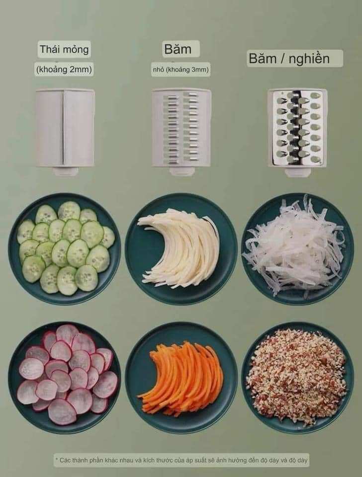 Máy Thái Lát Rau Củ Quả Đa Năng