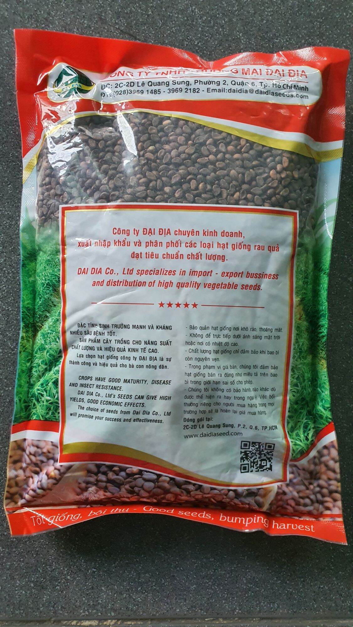 Hạt giống rau muống Đại Địa 1kg