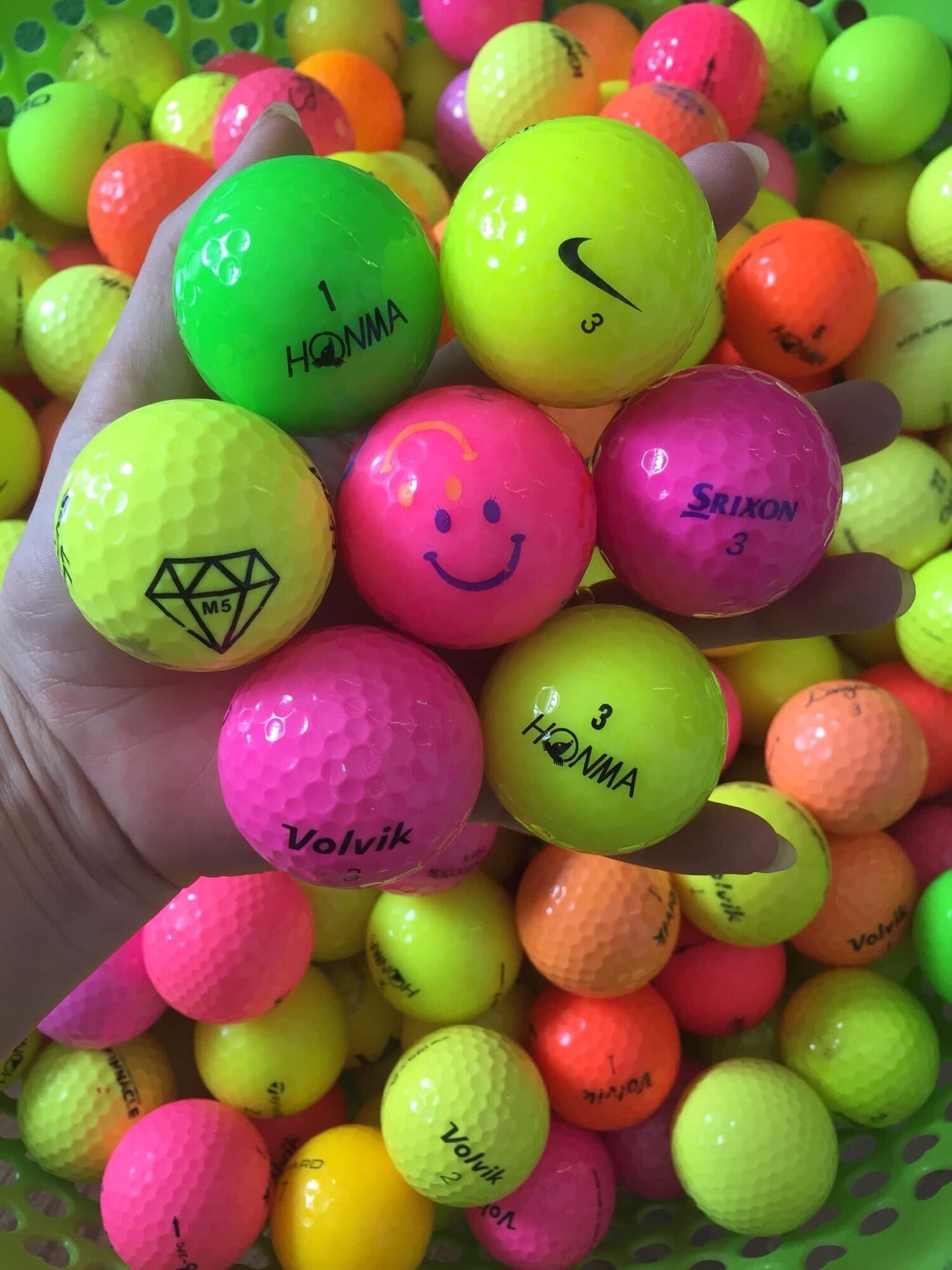 Combo 10 bóng golf sắc màu các thương hiệu golf- golf ball