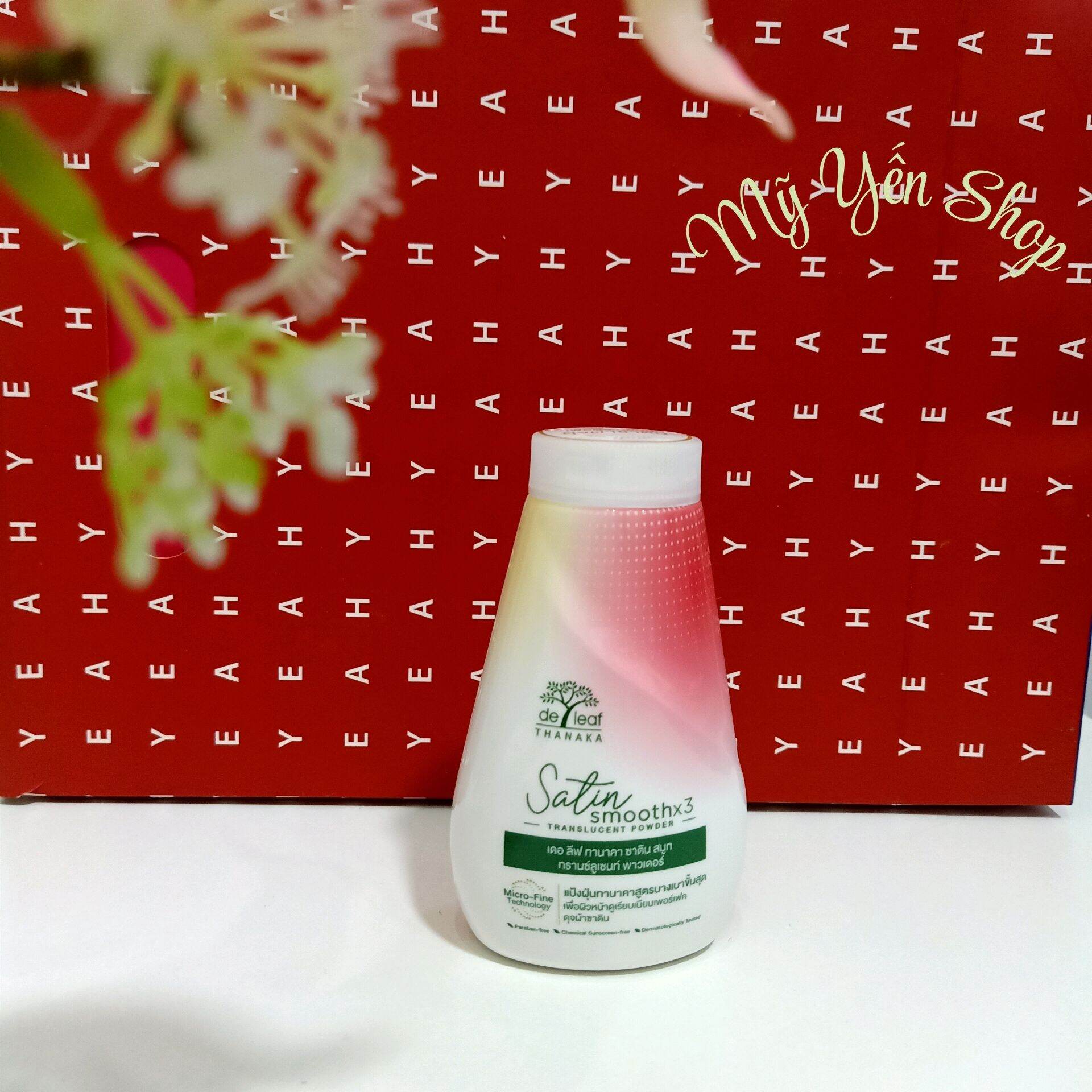 PHẤN PHỦ TRANG ĐIỂM - DƯỠNG TRẮNG DA THANAKA HOA HỒNG PHÁP 30G