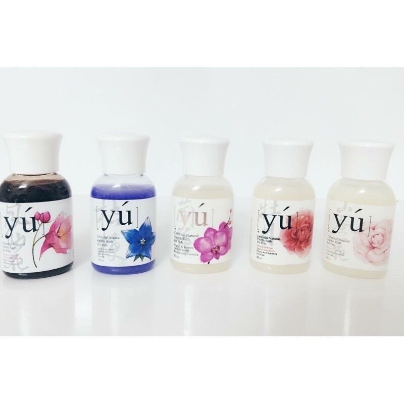 Sữa tắm yu cho chó mèo chai mini 30ml