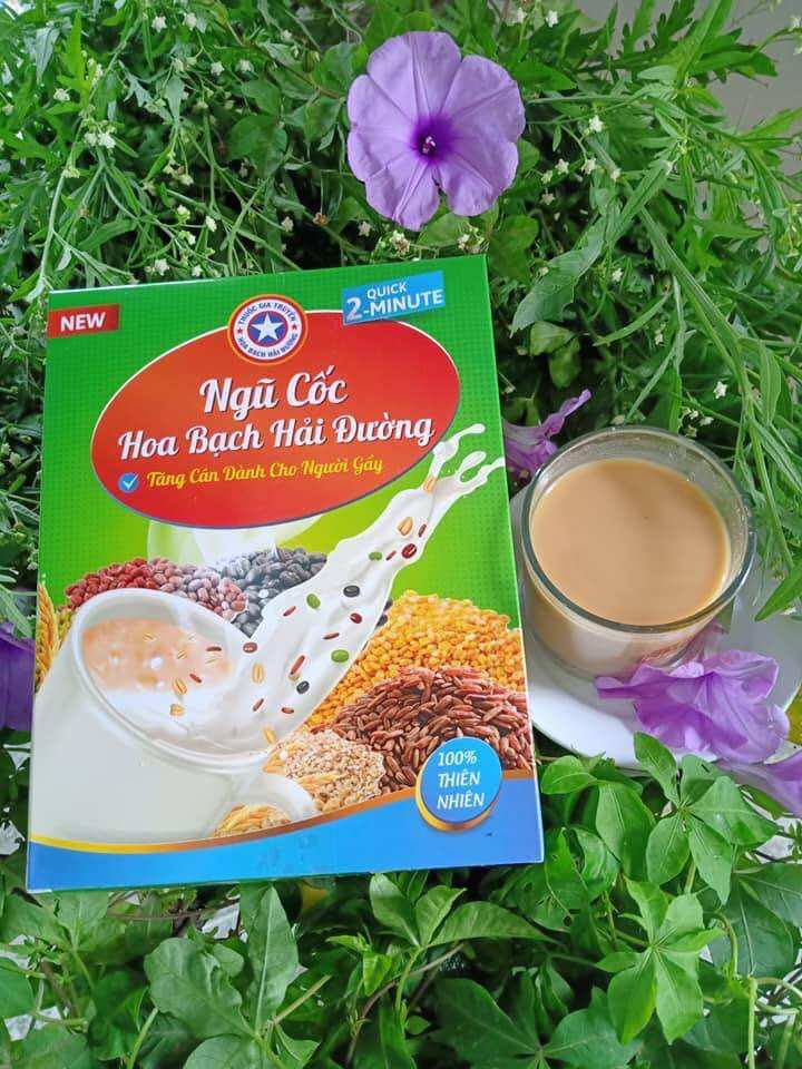 Ngũ cốc tăng cân hoa bạch hải đường chính hãng