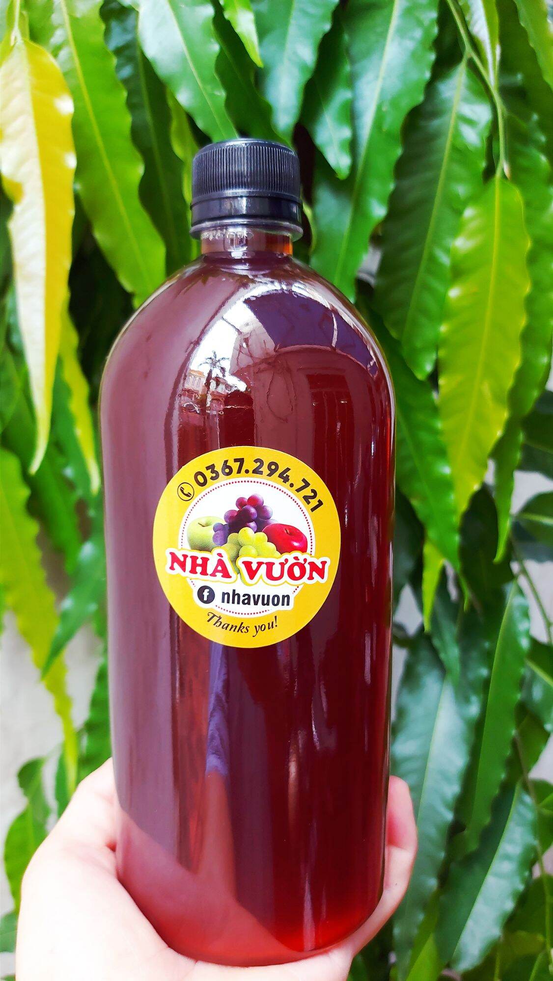 Mật nho chai 1 lít | thơm ngon, sạch sẽ, nguyên chất. đặc sản ninh thuận