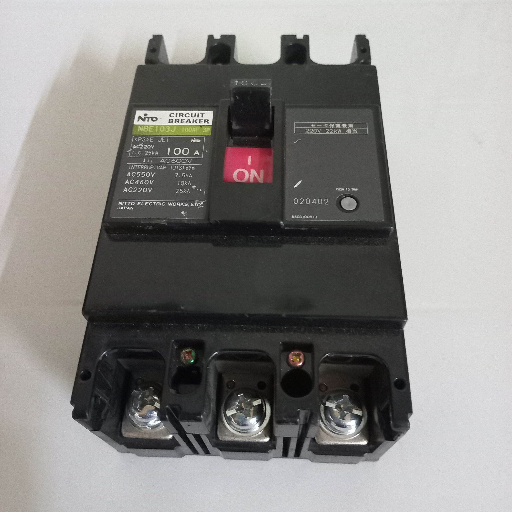 Atomat MCCB 3 Pha 100A Nhật bãi