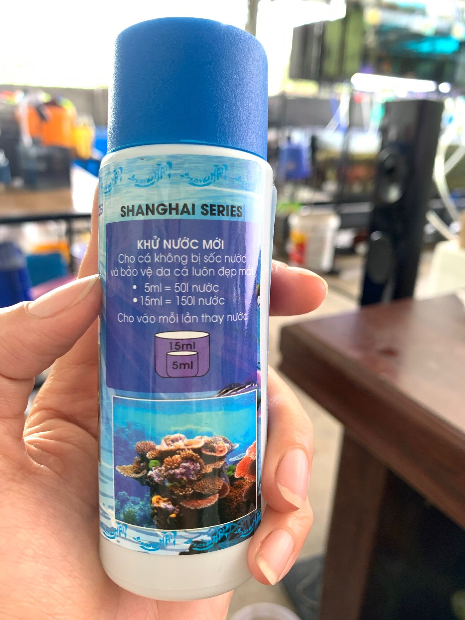 Dung dịch khử nước mới cho hồ cá SHANGHAI SERIES