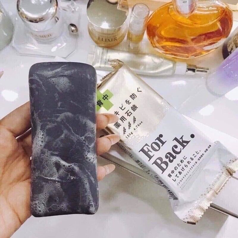 Combo xà phòng + xịt mụn lưng For Back Pelican Nhật Bản