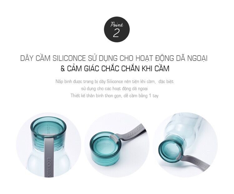 [Lock&Lock] Chính Hãng Bình đựng nước Eco Water Bottle 550ml
