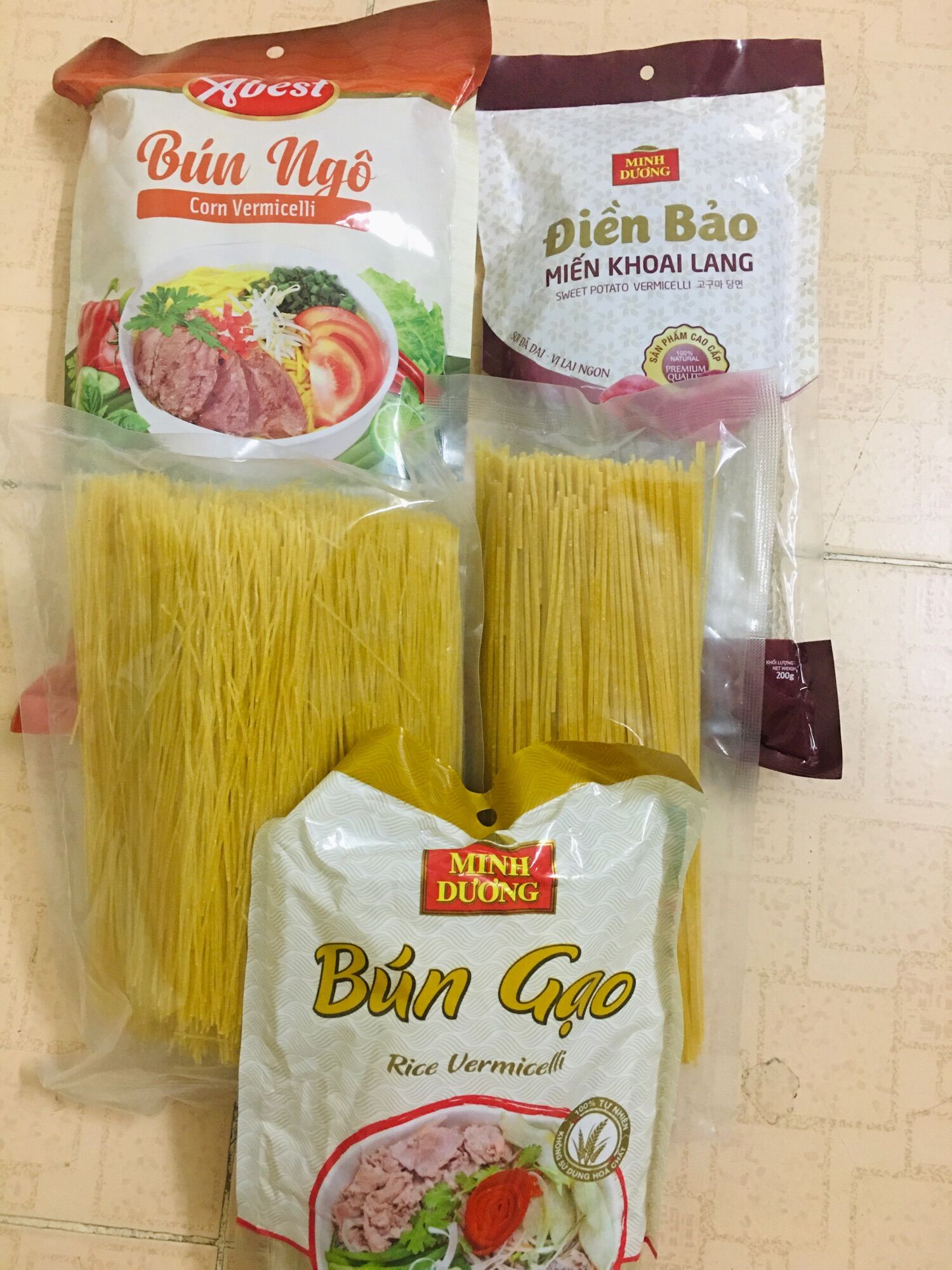 Bún ngô gói 500gr