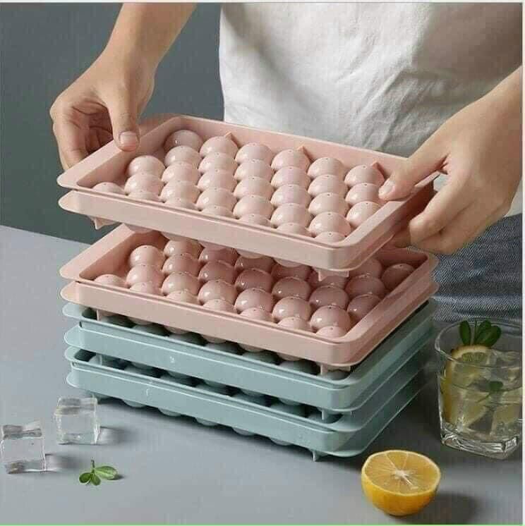 Khay làm đá viên tròn Việt Nhật (33 viên)