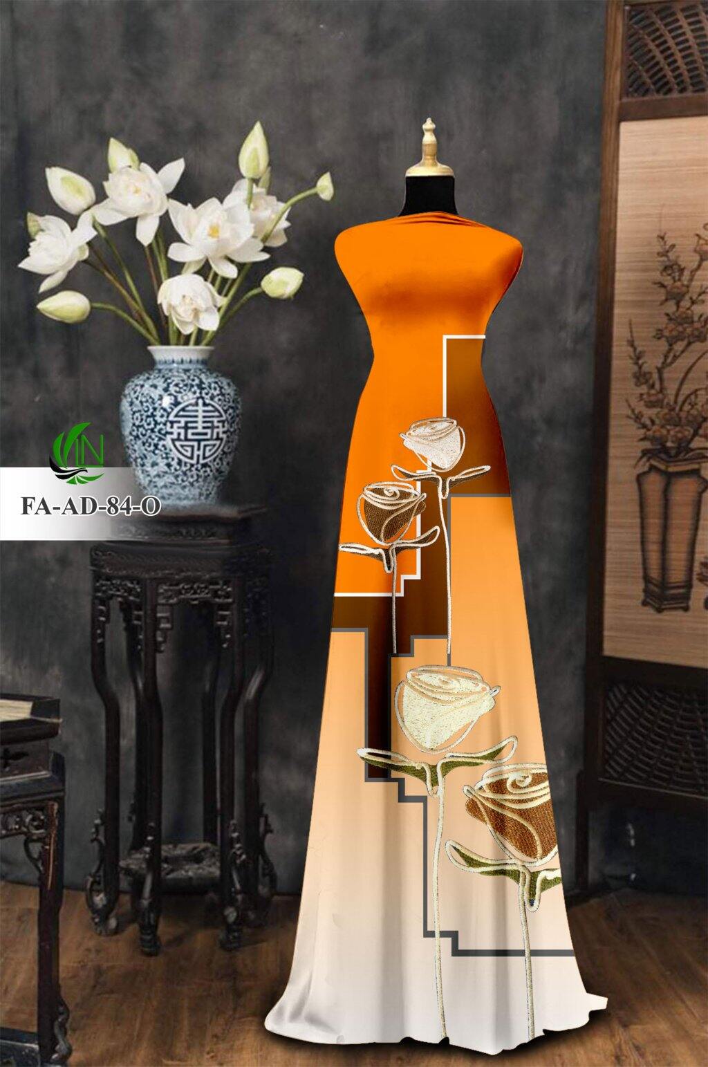 Vải Áo Dài 3D