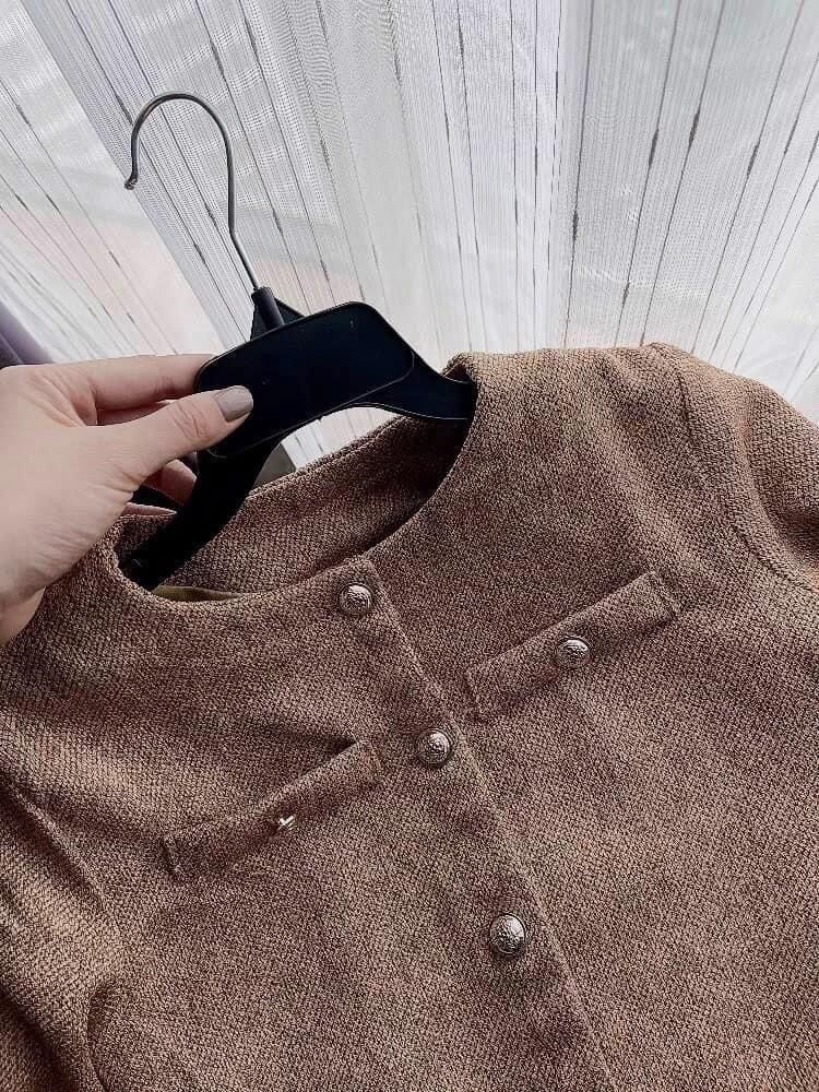 Áo Khoác Dạ Hai Lớp Dày Dặn