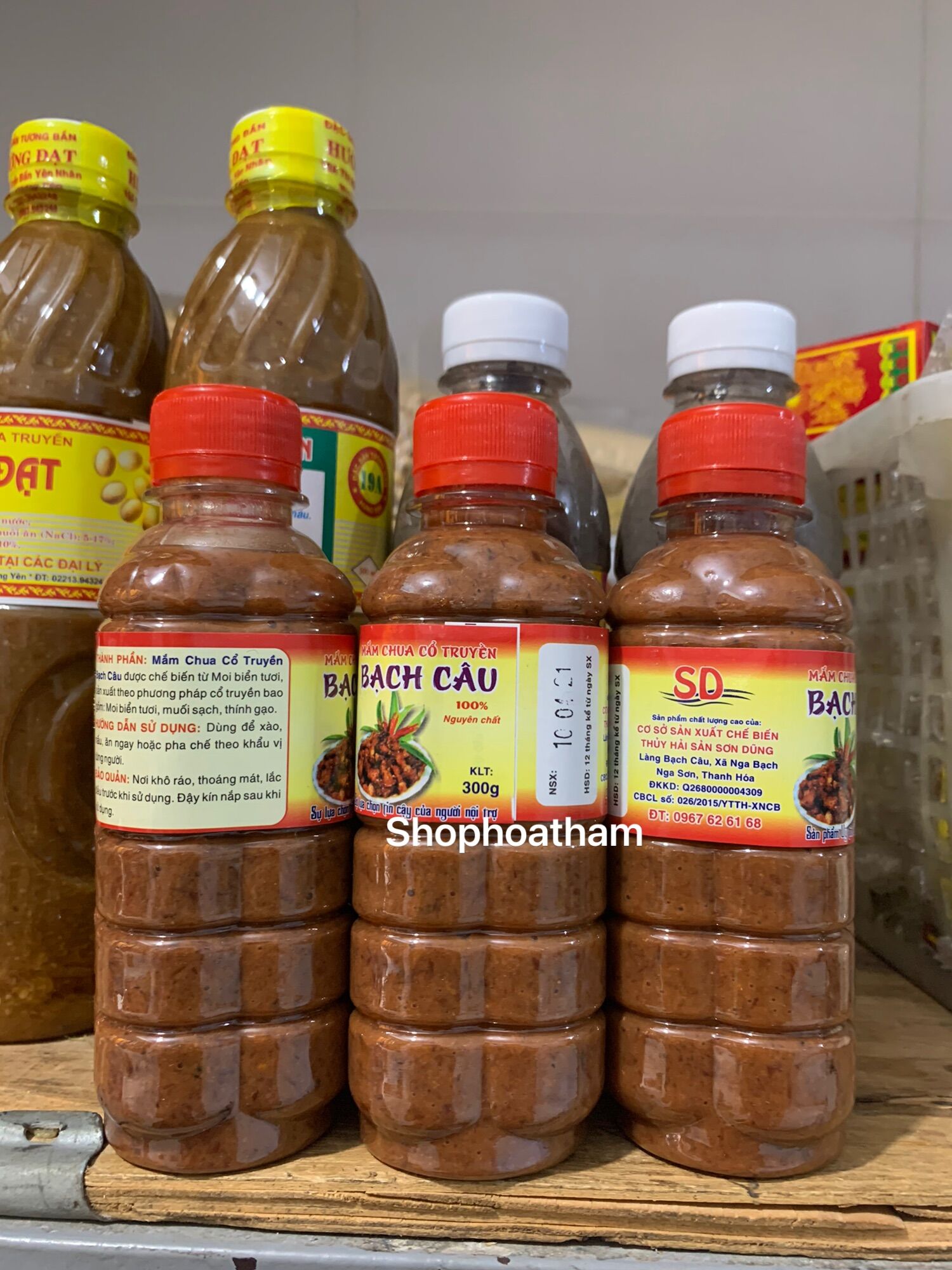 1 chai mắm tép Bạch Câu
