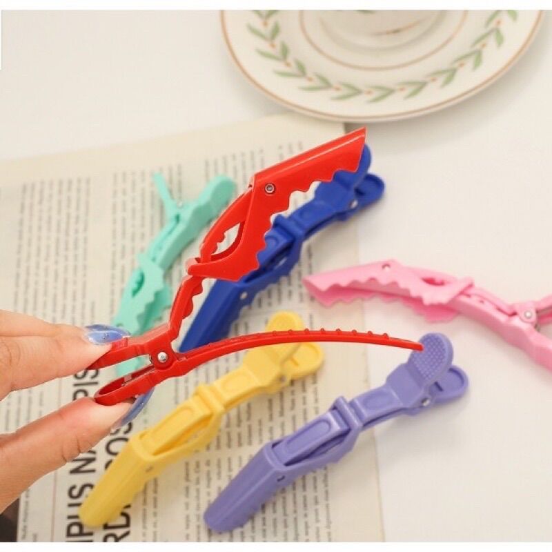 combo 5 chiếc kẹp mỏ vịt, kẹp cá sấu, kẹp tóc cố định