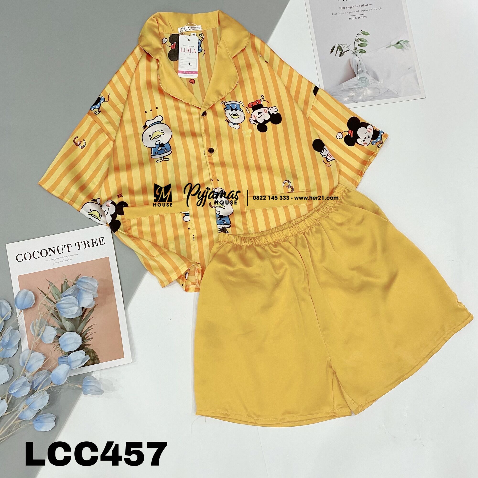 Bộ lụa cộc đùi