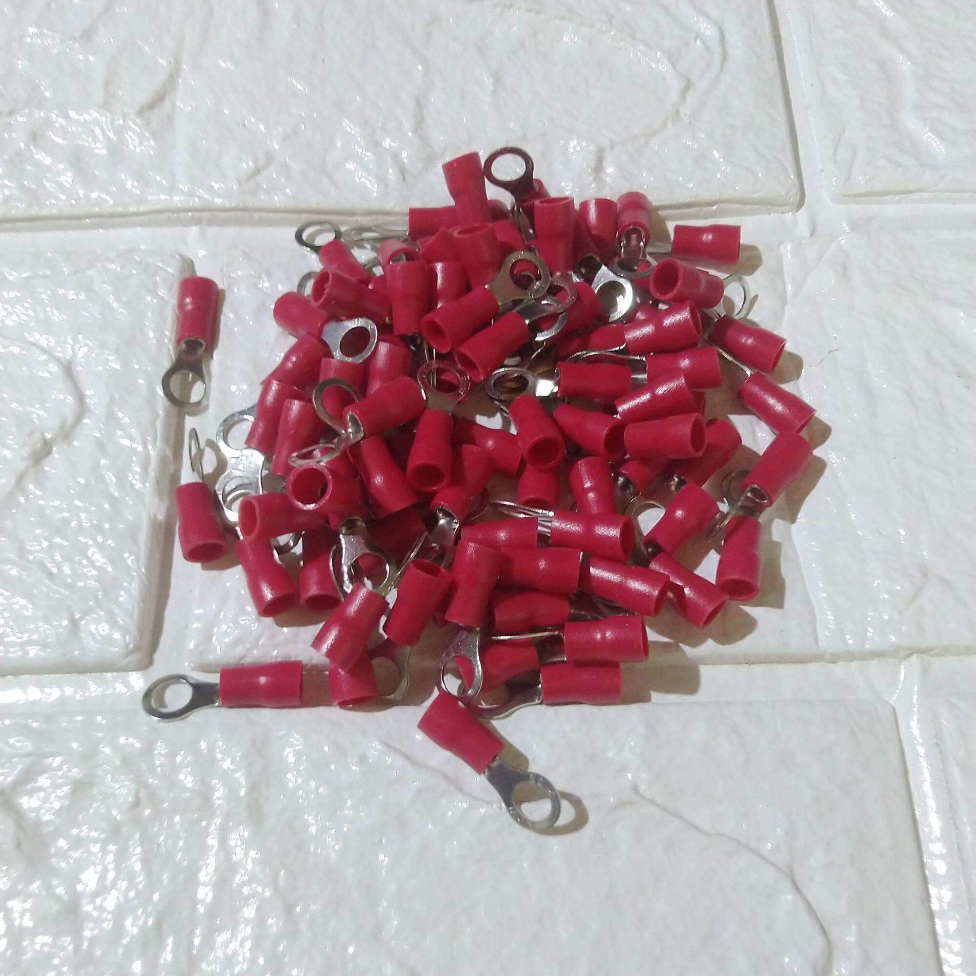 [HCM]100 đầu cos đồng thau tròn 4mm(cos đồng thau lỗ tròn 4mm)