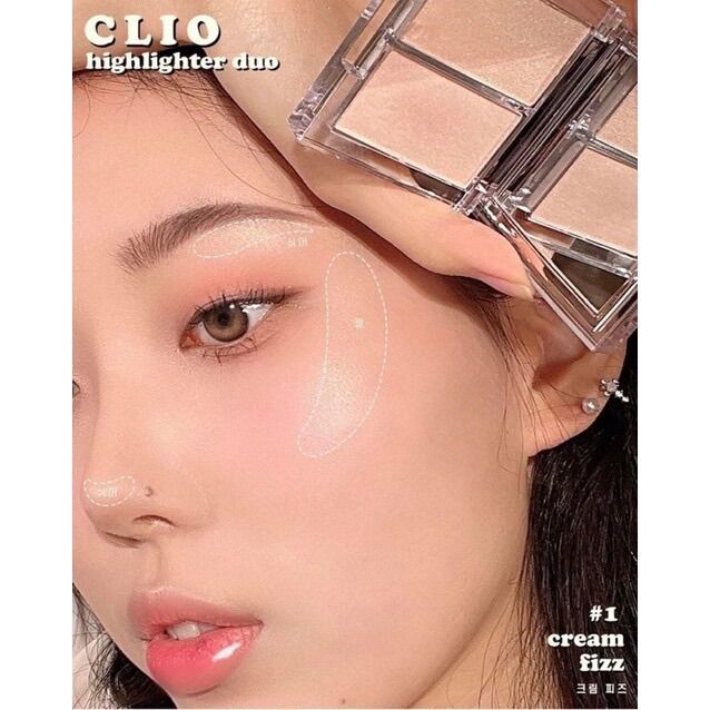 Phấn bắt sáng Clio Prims Highlighter Dou cho khuôn mặt sáng rạng rỡ
