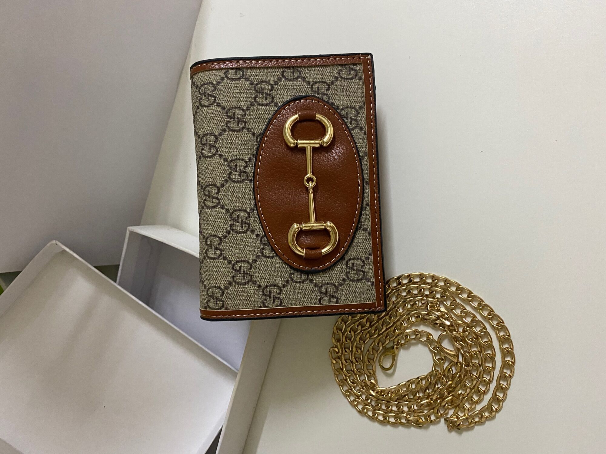 Túi ví mini GC KT 15*10, fullbox (3 ngăn, dây đeo)