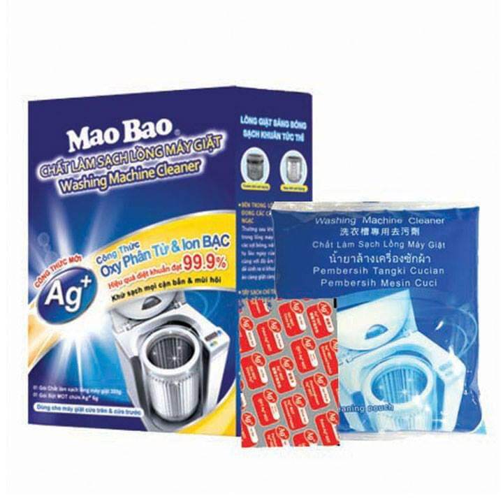 Tẩy lồng máy giặt MaoBao 300g (kèm gói 6g Ion Ag+)