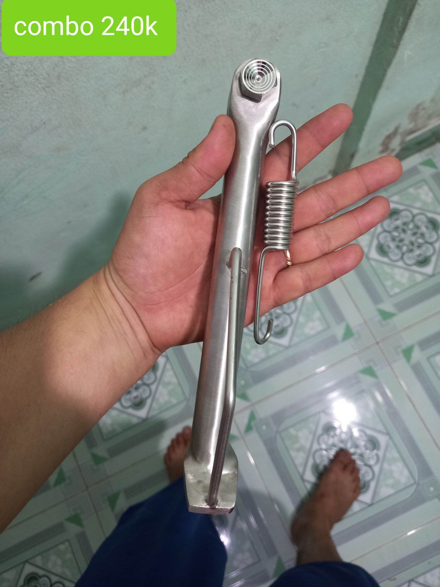 Chân chống inox 304 cho tất cả xe máy