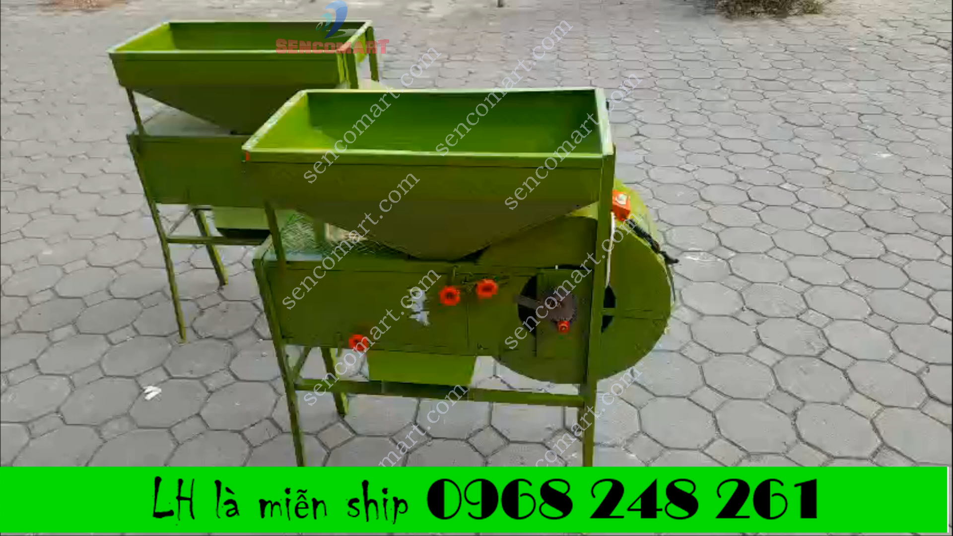 Máy thổi thóc, máy rê thóc lúa chạy điện QT300 điện gia đình