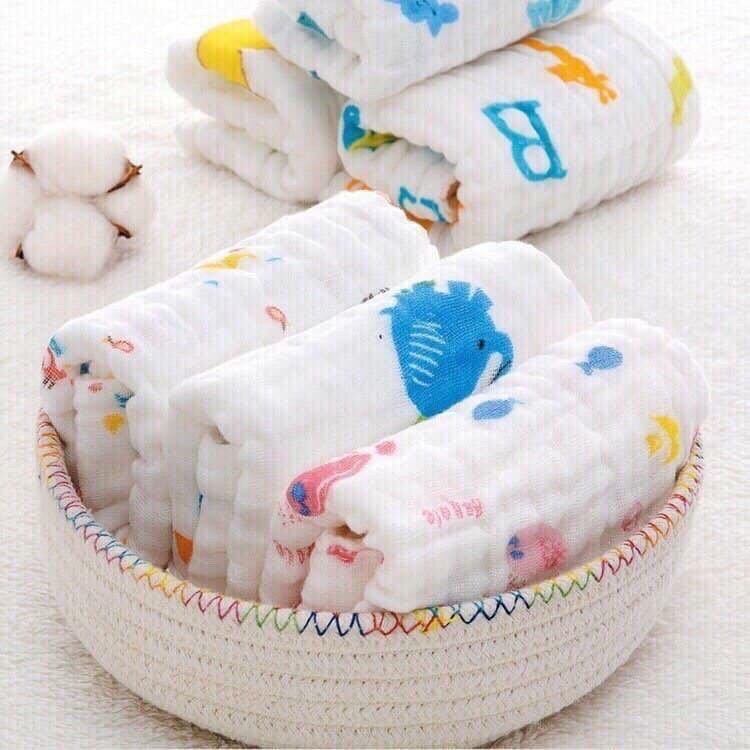 Khăn xô, khăn sữa 6 lớp rửa mặt loại dày
