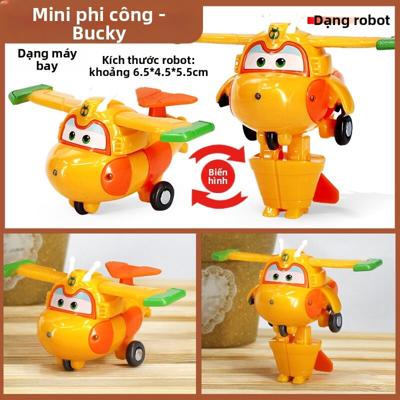Bộ Robot Nhỏ Biến Hình Super Wings