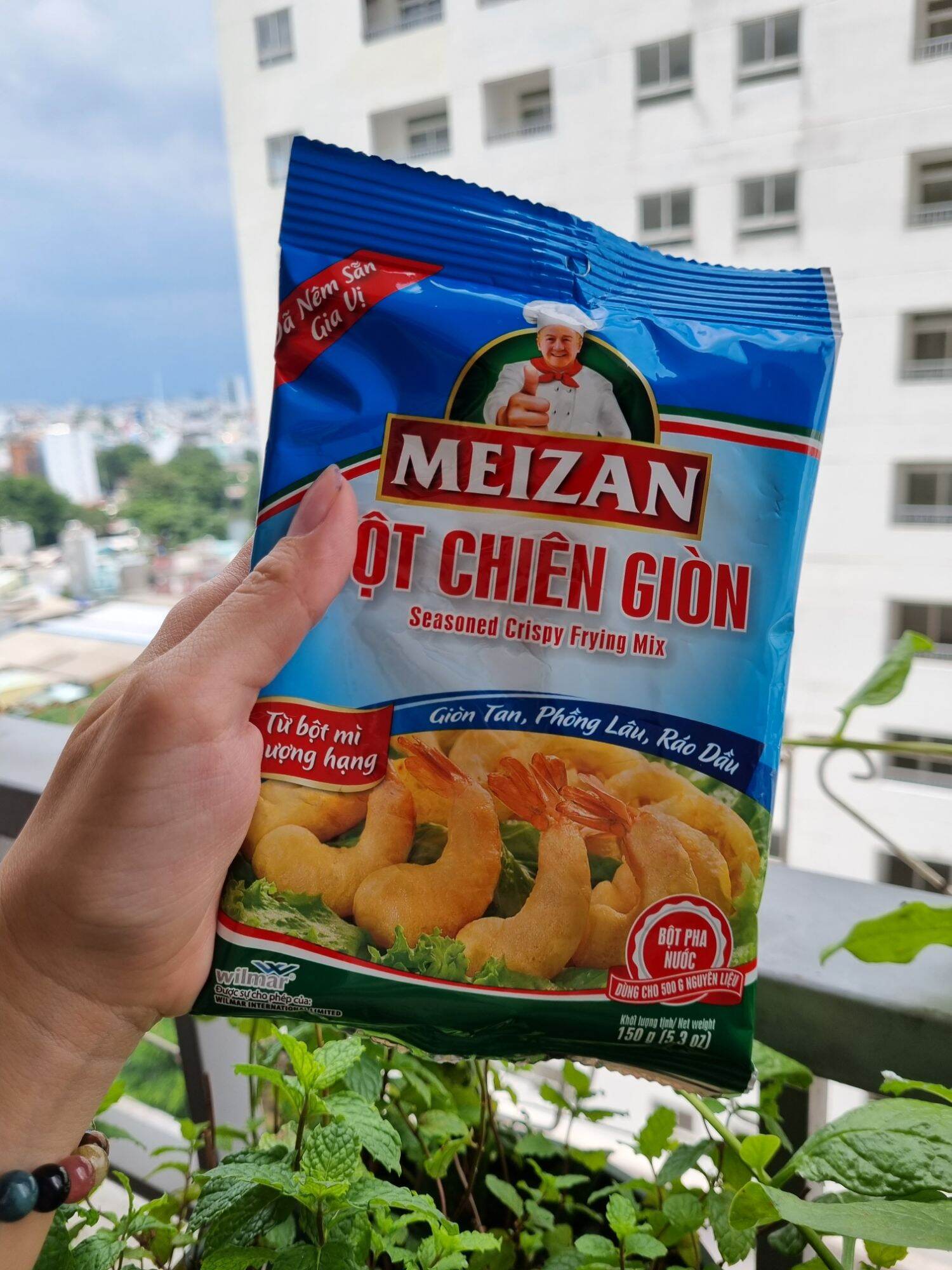 Bột chiên Giòn Meizan xanh