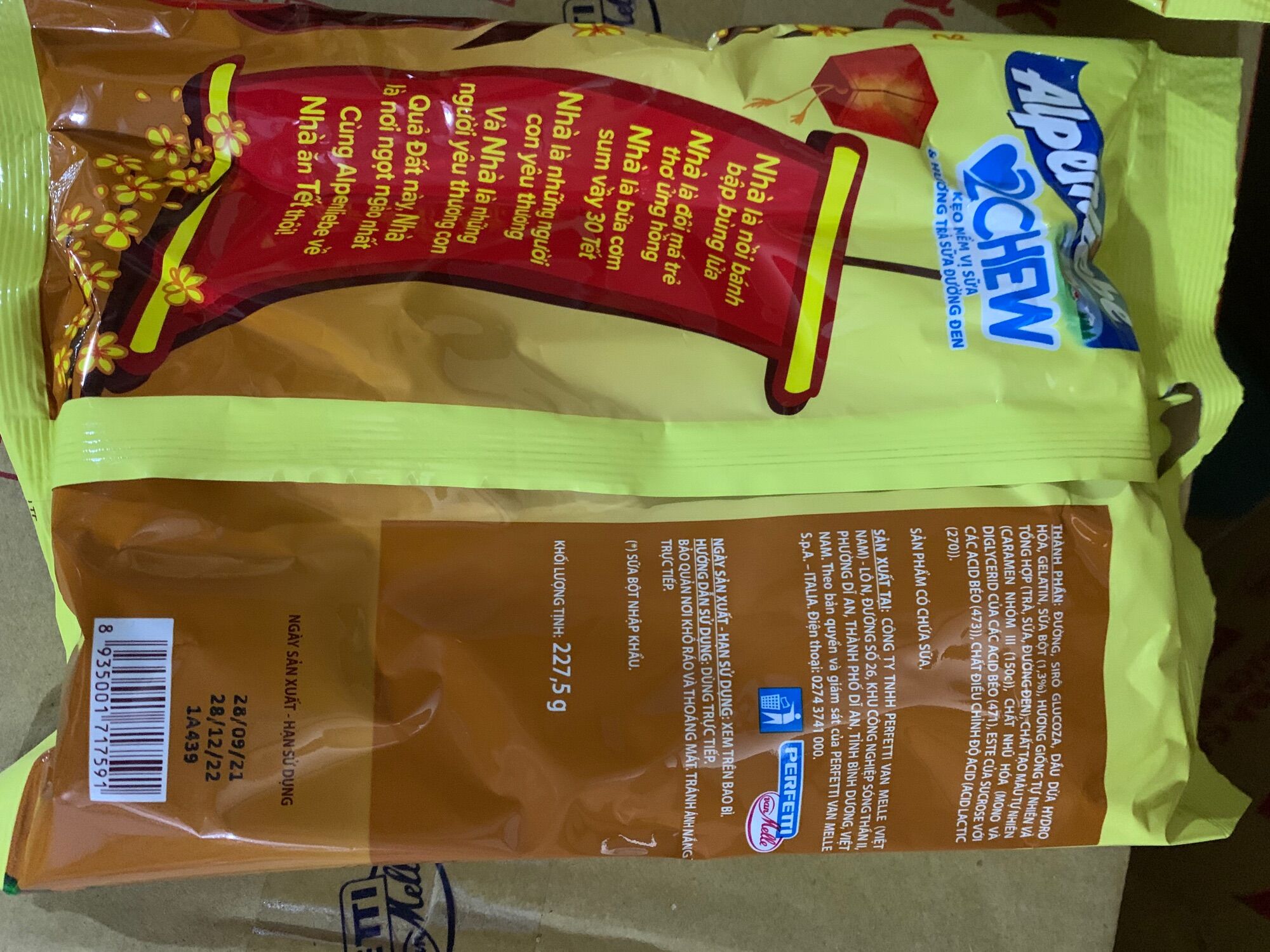 Kẹo Mềm  Alpenlibe 2 chew 2 vị
