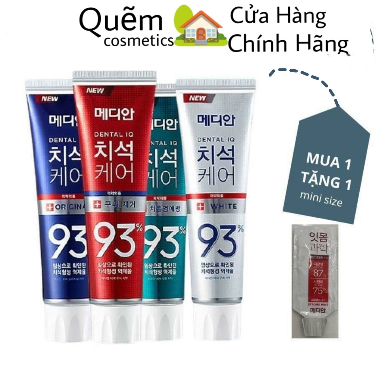 Kem đánh răng median 93 120g