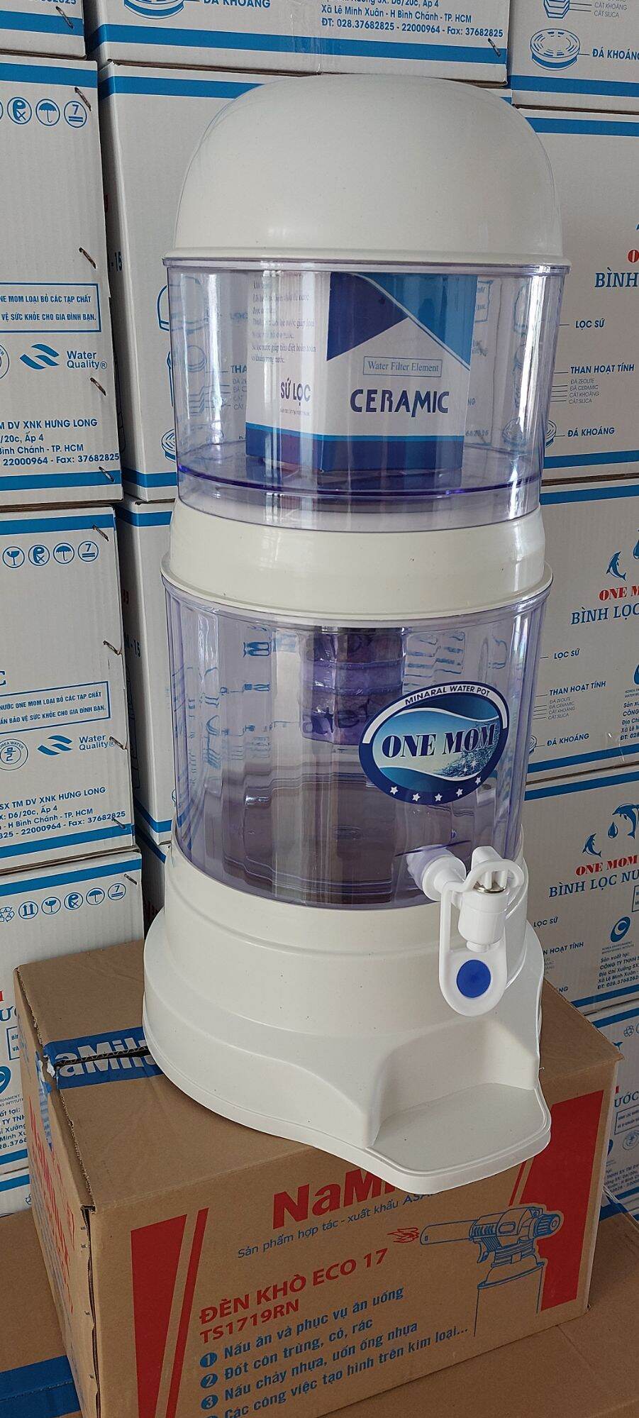 Bình lọc nước gia đình với linh kiện lọc tốt