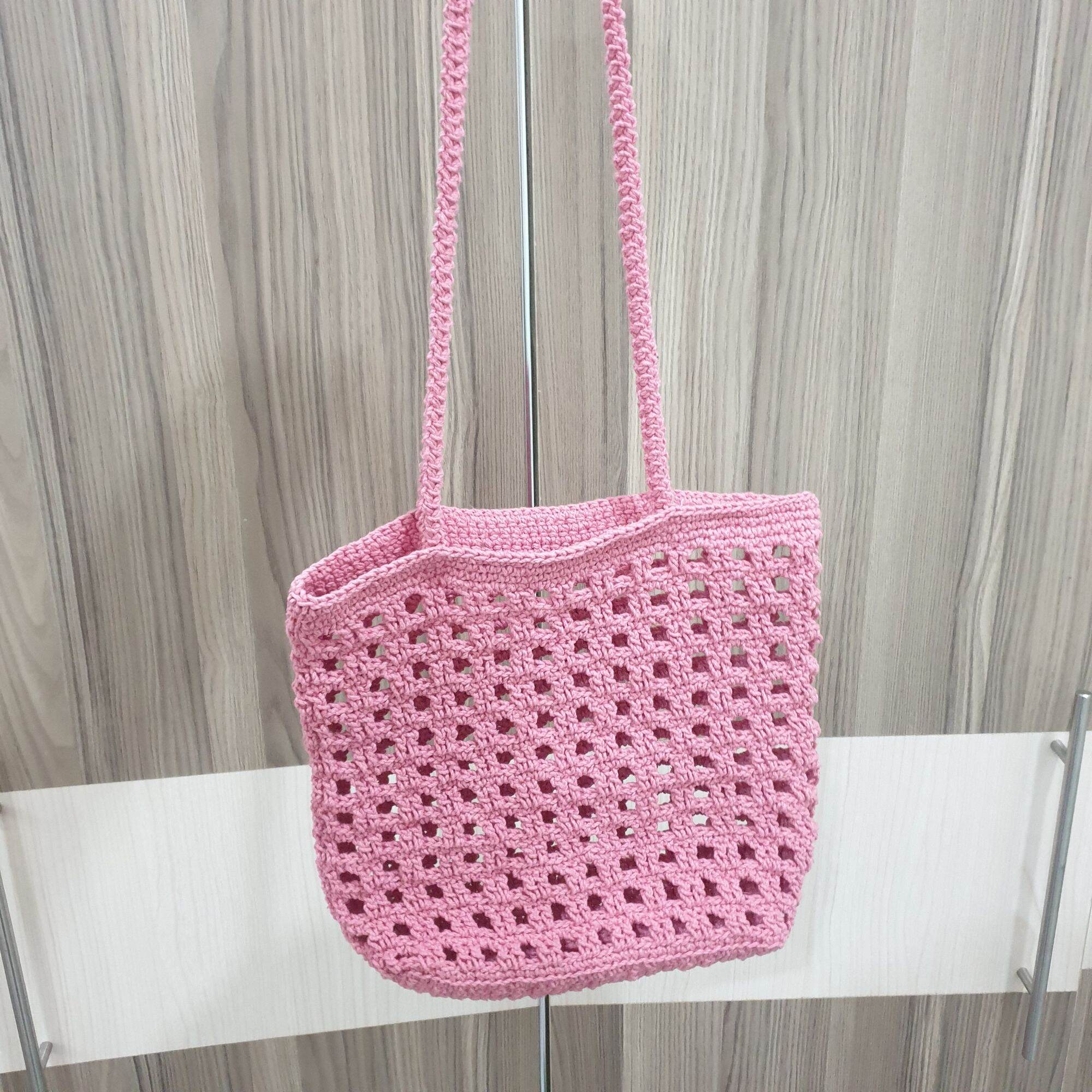 Túi xách ô lưới handmade