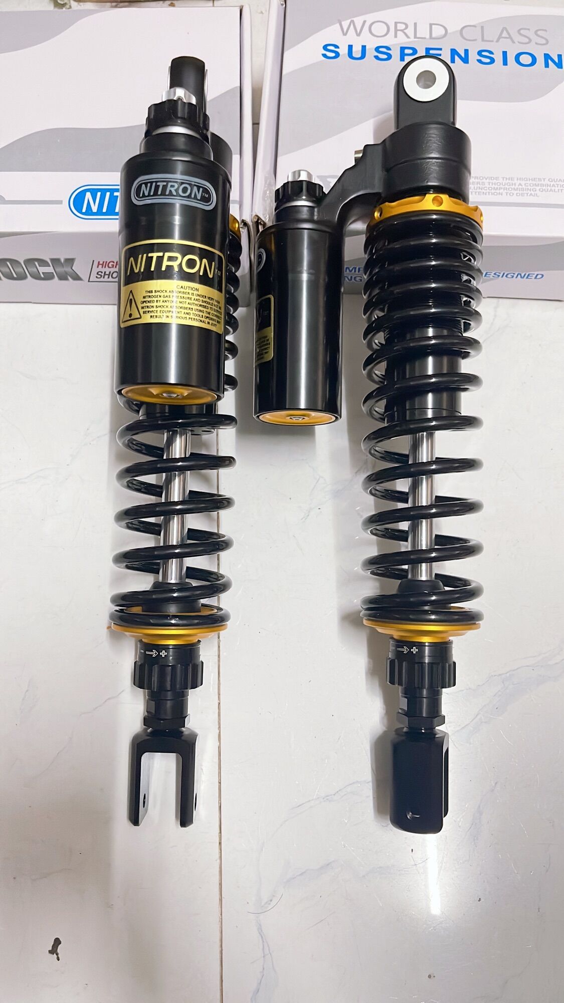 Phuộc nhún nitron shvn full đen
